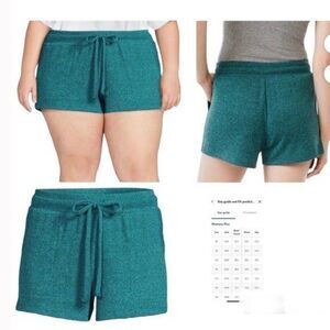 Joyspun Women's Hacci Knit Sleep Shorts Sizes 2X 18W-20W sleepwear intimate PJ.